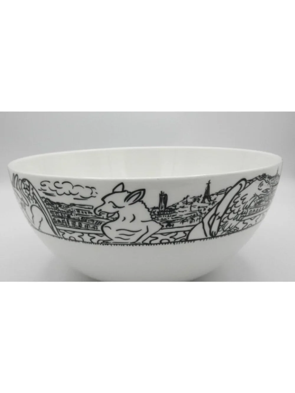 Parisian Scenes by Mikasa 8 5/8 Inch Serving Bowl Pattern Code: MIKPASC